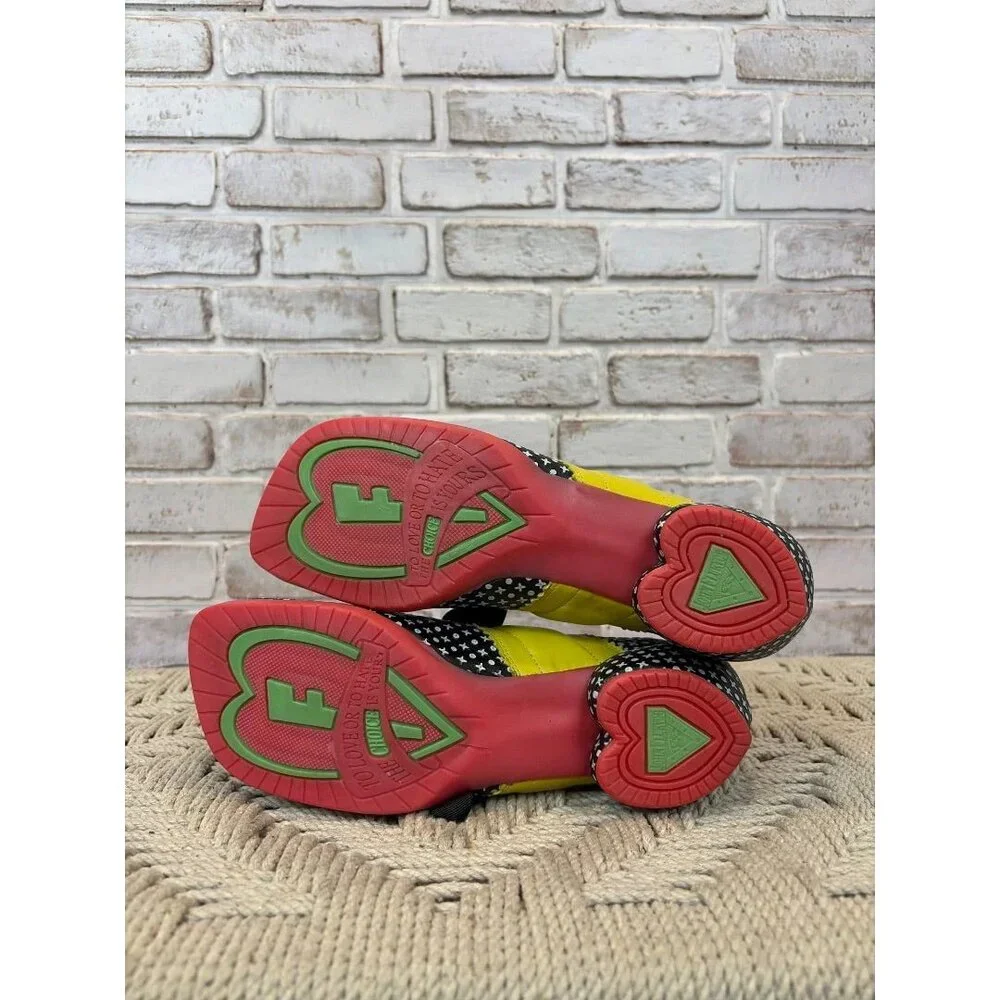 John Fluevog Clogs – Black/Dots, Size 9.5 – Brand New Condition - Picture 7 of 7